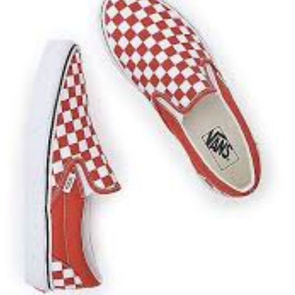 Vans Classic Slip-On Color Theory Checkerboard Bossa Nova Shoes - Picture 4 of 11